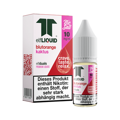 Elf-Liquid - Blutorange Kaktus - Nikotinsalz Liquid 10mg Elf-Liquid - Blutorange Kaktus - Nikotinsalz Liquid 10mg