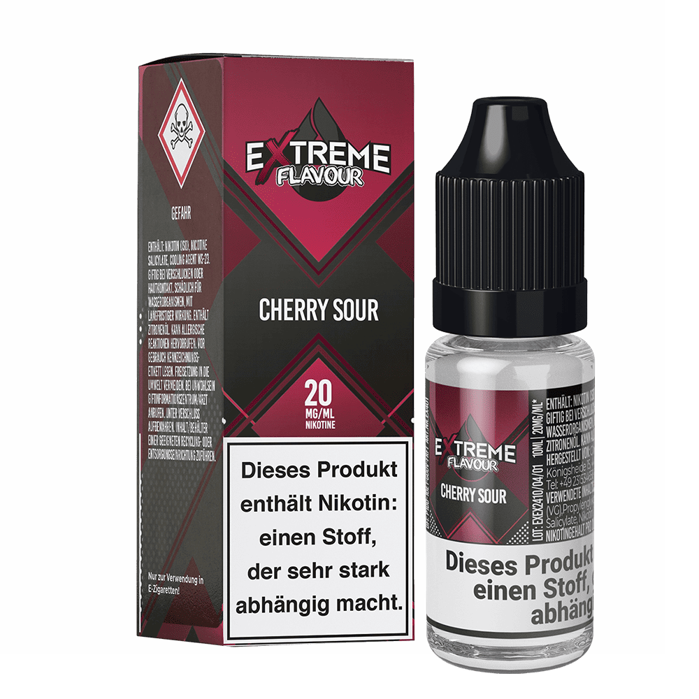 Liquid Cherry Sour - Extreme Flavour Hybrid Nicsalt 20mg Liquid Cherry Sour - Extreme Flavour Hybrid Nicsalt 20mg