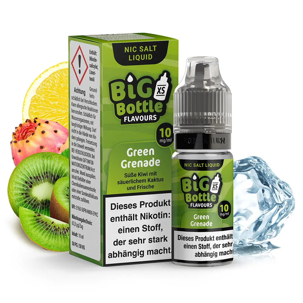 Liquid Green Grenade - Big Bottle Flavours Nikotinsalz 10mg Liquid Green Grenade - Big Bottle Flavours Nikotinsalz 10mg