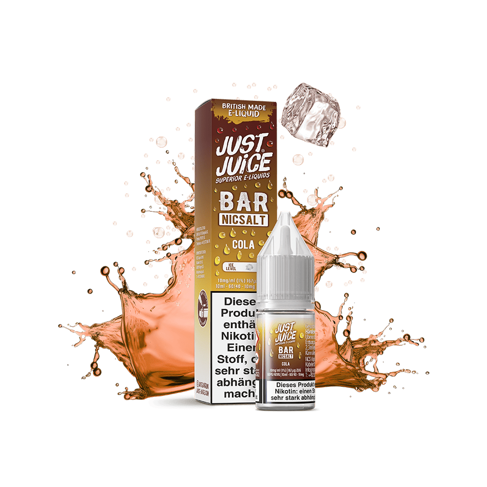 Liquid Cola - Just Juice Bar Nikotinsalz 10mg Liquid Cola - Just Juice Bar Nikotinsalz 10mg