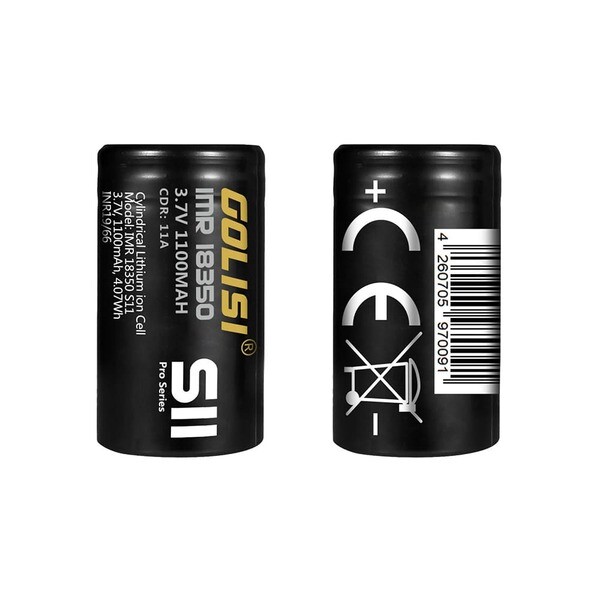 Golisi S11 Akku 18350 1100mAh/11A Golisi S11 Akku 18350 1100mAh/11A