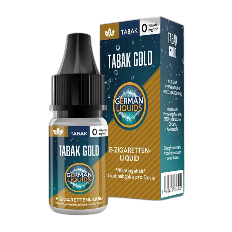 German Liquids Tabak Gold 0mg German Liquids Tabak Gold 0mg