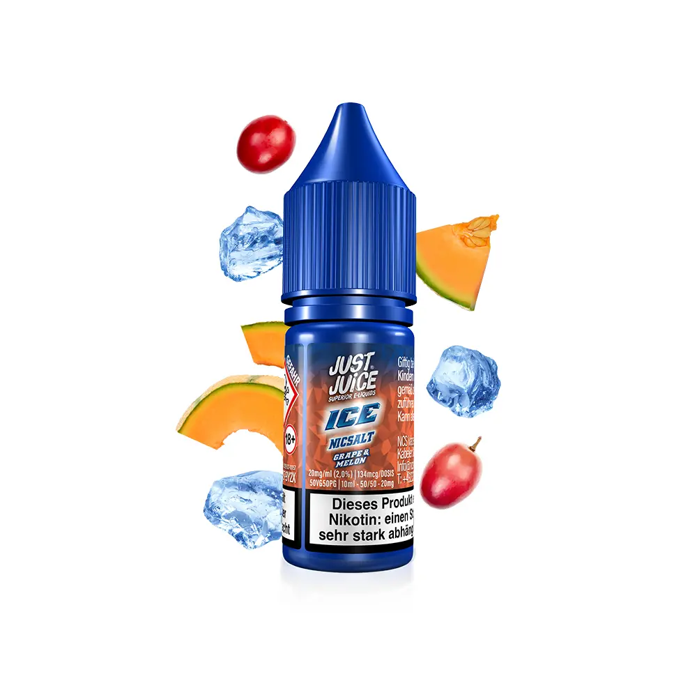 Just Juice Nikotinsalz - Grape & Melon ICE - 10ml 20mg Just Juice Nikotinsalz - Grape & Melon ICE - 10ml 20mg