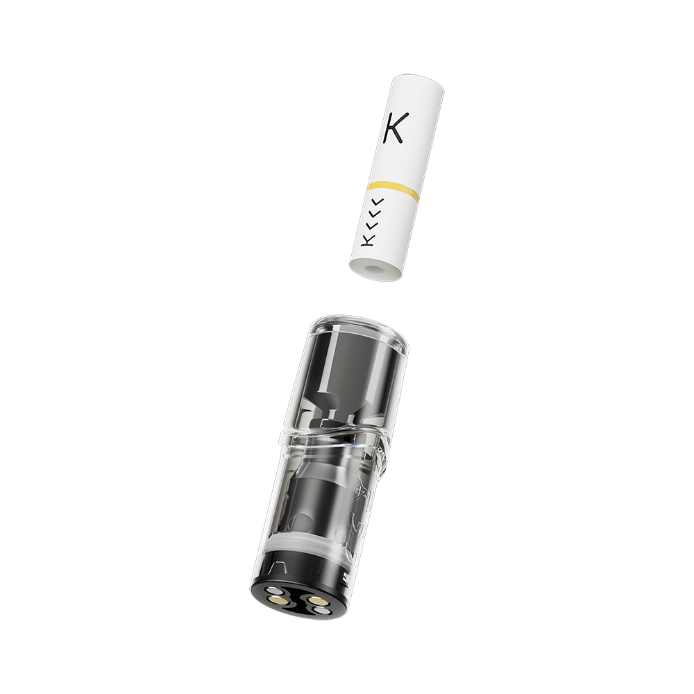 KIWI Spark - Pod inkl. Cotton Filter Tip 0,8 Ohm Einzelansicht Kiwi Spark Pod zur Befestigung des Baumwollfilters, welcher sich darüber befindet