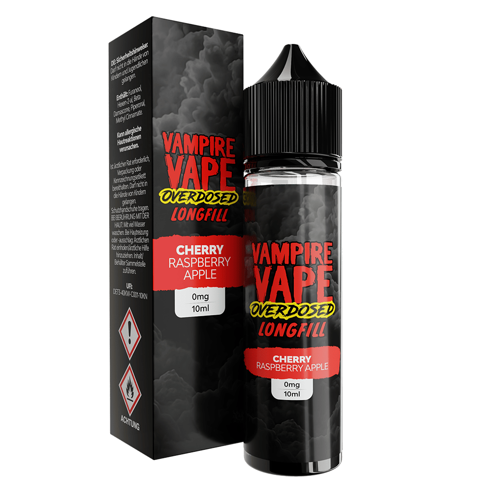 Vampire Vape Longfill - Cherry Raspberry Apple - 10ml Aroma in 60ml Flasche  C Vampire Vape Longfill - Cherry Raspberry Apple - 10ml Aroma in 60ml Flasche  C