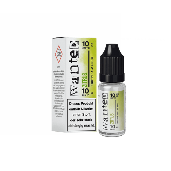 Liquid Zitrus - Wanted Overdosed Nikotinsalz 10mg