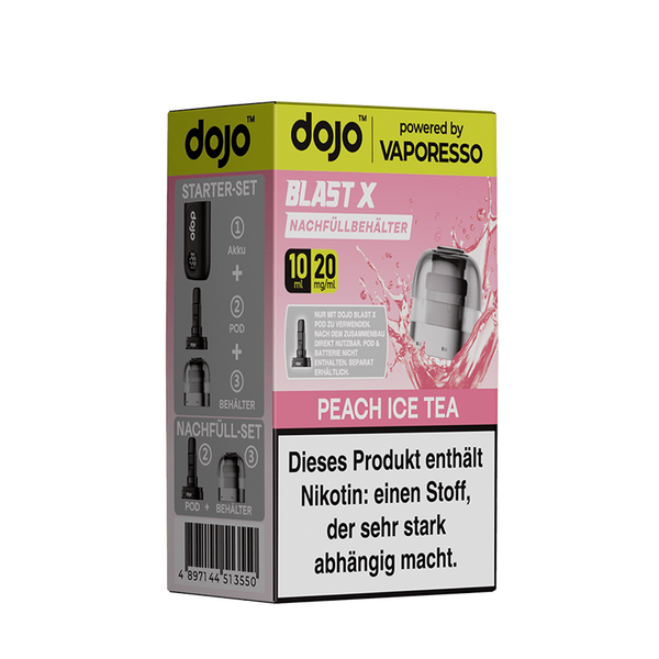 Vaporesso DOJO Blast X Peach Ice Tea Pod 20mg 10ml Vaporesso DOJO Blast X Peach Ice Tea Pod 20mg 10ml
