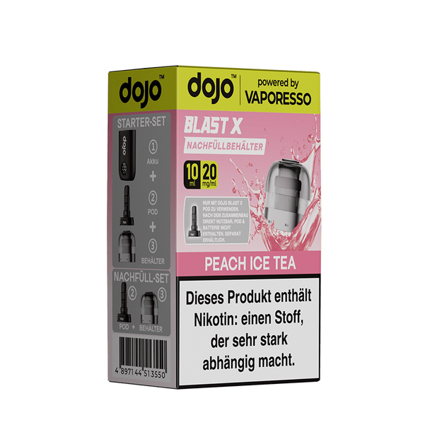Vaporesso DOJO Blast X Peach Ice Tea Pod 20mg 10ml