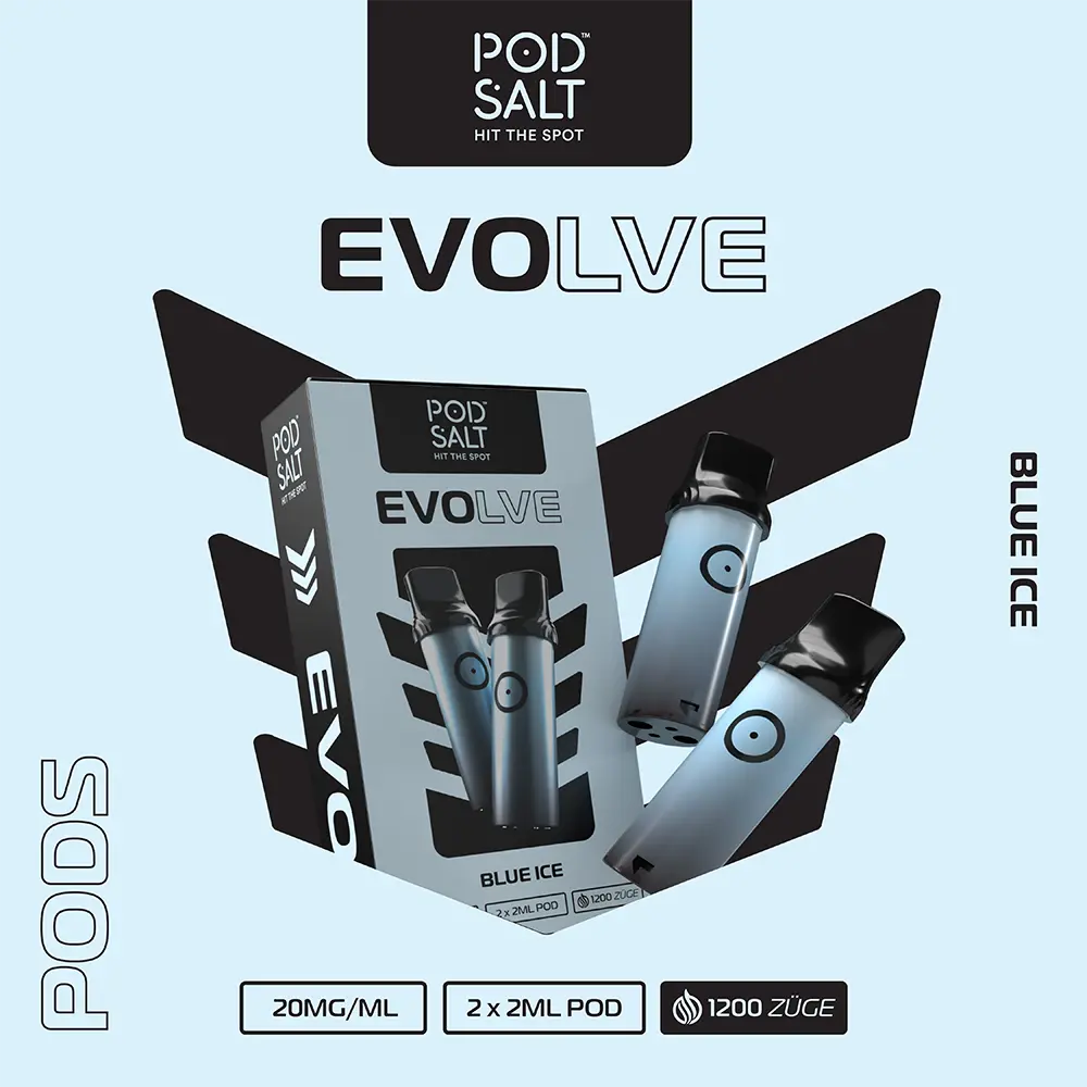 Pod Salt Evolve Pod - Blue Ice - 20mg Nikotinsalz Pod Salt Evolve Pod - Blue Ice - 20mg Nikotinsalz