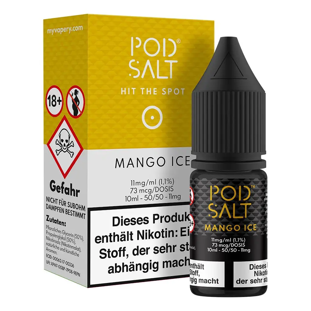 Liquid Mango Ice - Pod Salt Core Nikotinsalz Liquid Mango Ice - Pod Salt Core Nikotinsalz