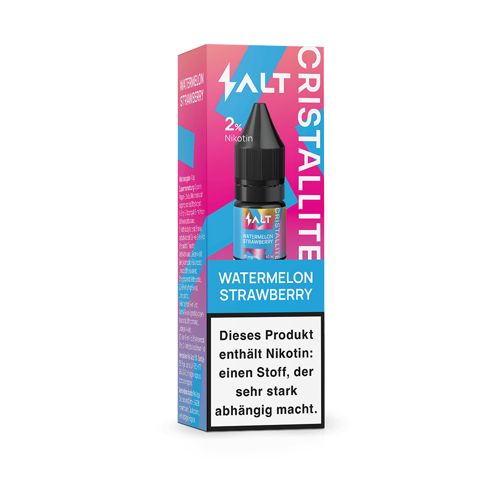 SALT Cristallite Nikotinsalz - Watermelon Strawberry - 10ml Liquid 20mg  C