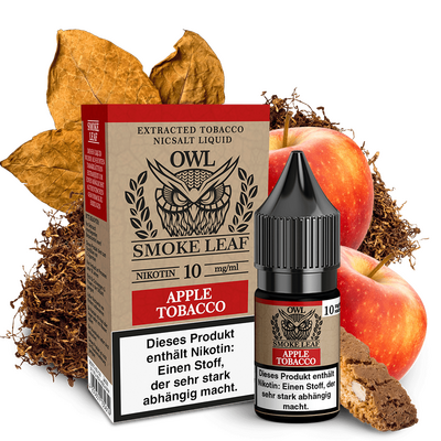 Liquid Apple Tobacco - OWL Smoke Leaf Nikotinsalz Liquid Apple Tobacco - OWL Smoke Leaf Nikotinsalz