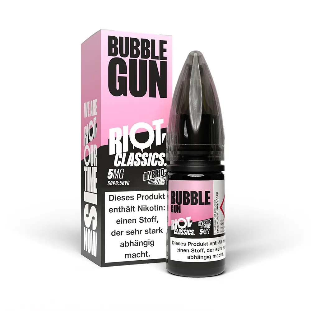Liquid Bubblegun - RIOT Classics Hybrid Nikotinsalz 5mg