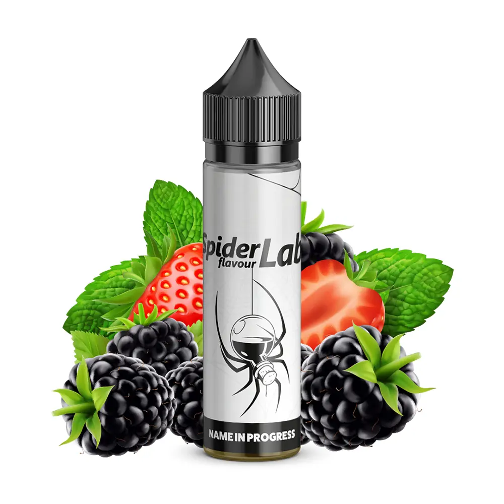 Spider Lab Aroma - Name in Progress - 8ml Aroma in 60ml Flasche Spider Lab Aroma - Name in Progress - 8ml Aroma in 60ml Flasche