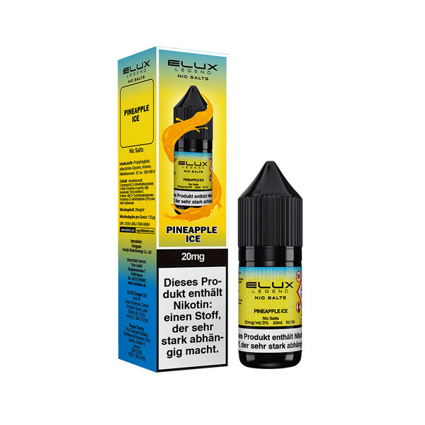 Elux Nikotinsalz - Pineapple Ice - Liquid 20mg 10ml Elux Nikotinsalz Pineapple Ice Liquid 20mg 10ml