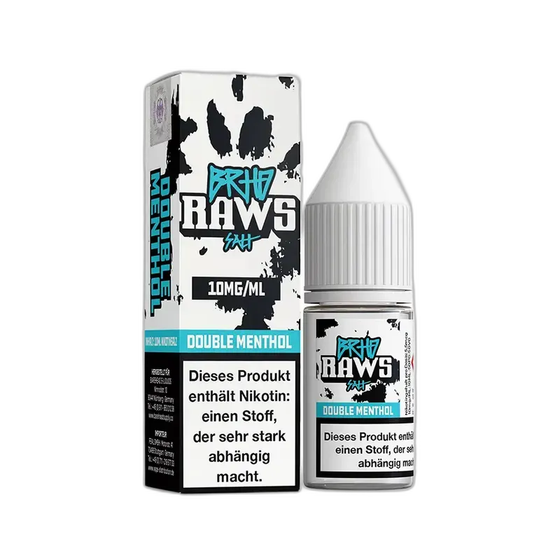 Liquid Double Menthol - Barehead RAWS Hybrid Nikotinsalz Liquid Double Menthol - Barehead RAWS Hybrid Nikotinsalz
