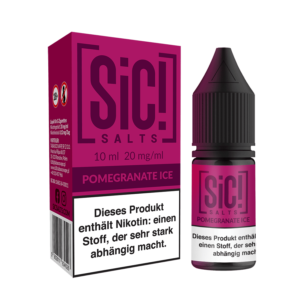 Liquid Pomegranate Ice - SIC Nikotinsalz 20mg Liquid Pomegranate Ice - SIC Nikotinsalz 20mg