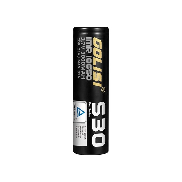 Golisi S30 Akku 18650 3000mAh/25A Golisi S30 Akku 18650 3000mAh/25A