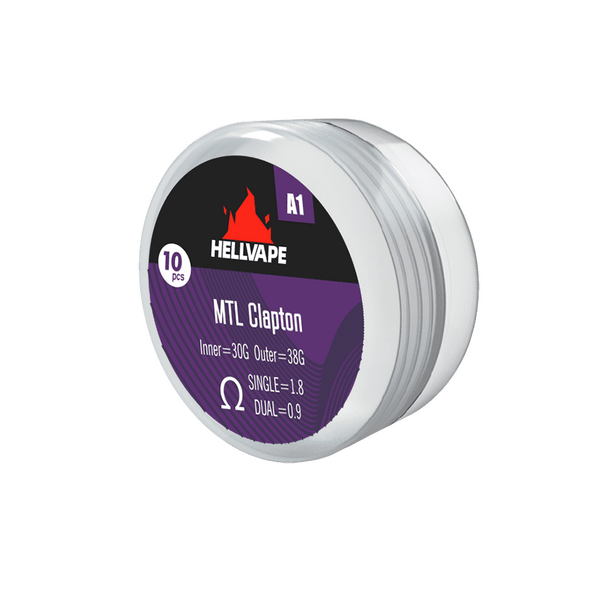 Hellvape MTL Clapton Coil 1,8 Ohm A1