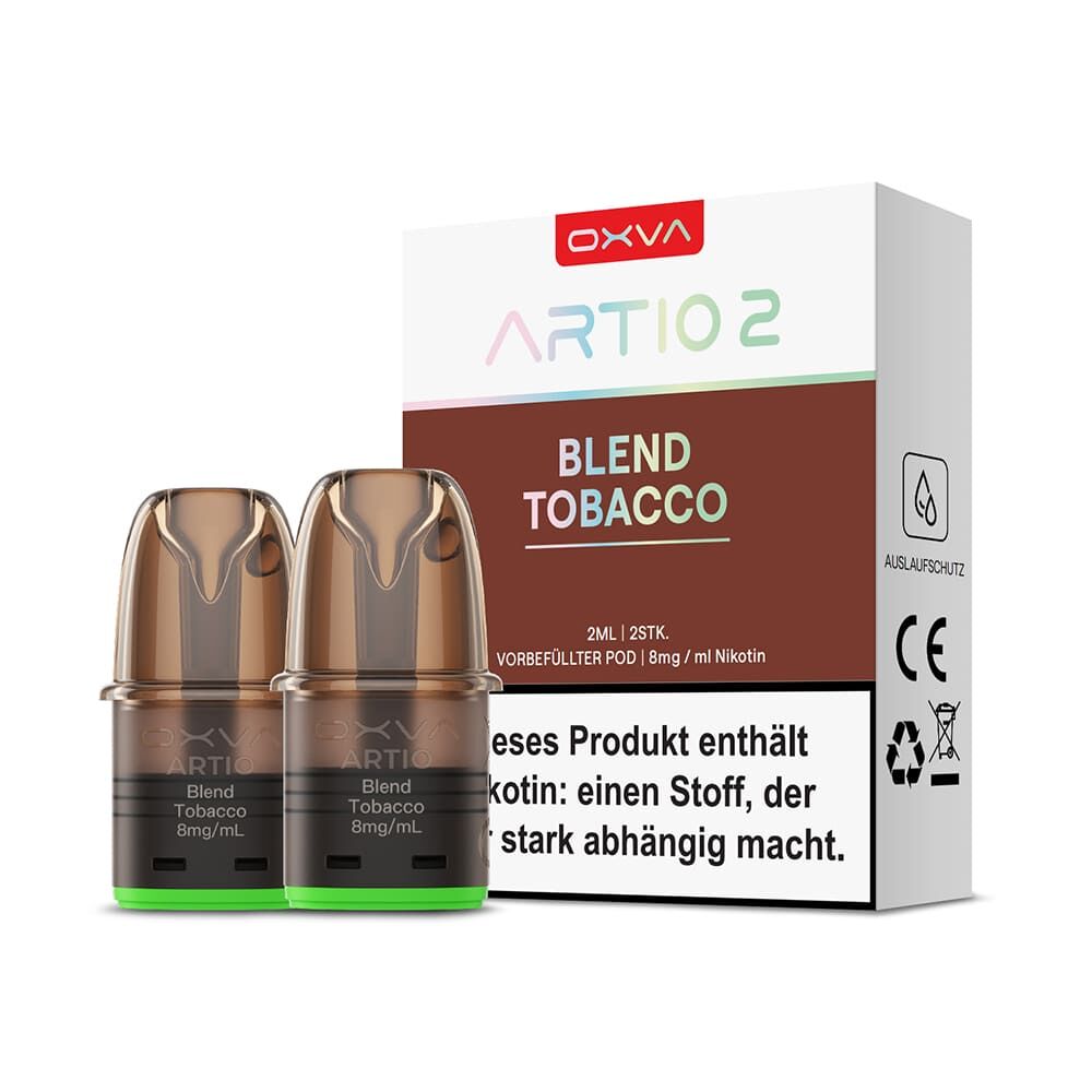 Oxva Artio 2 Einweg Pod Blend Tobacco 8mg Nikotinsalz 2ml Oxva Artio 2 Einweg Pod Blend Tobacco 8mg Nikotinsalz 2ml