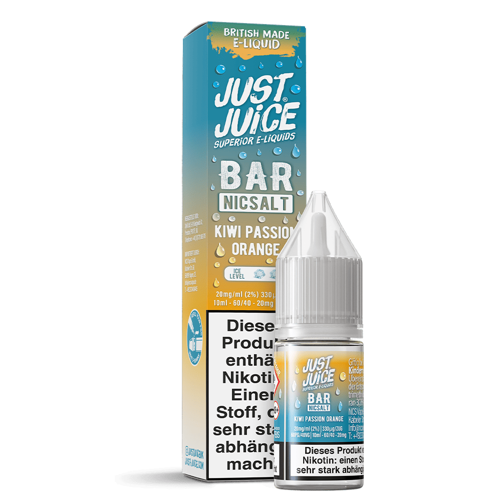 Liquid Kiwi Passion Orange - Just Juice Bar Nikotinsalz 20mg