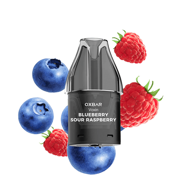 Oxbar Voxin Blueberry Sour Raspberry 20mg Nikotinsalz Pod