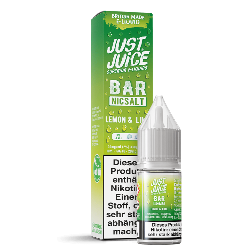 Liquid Lemon & Lime - Just Juice Bar Nikotinsalz