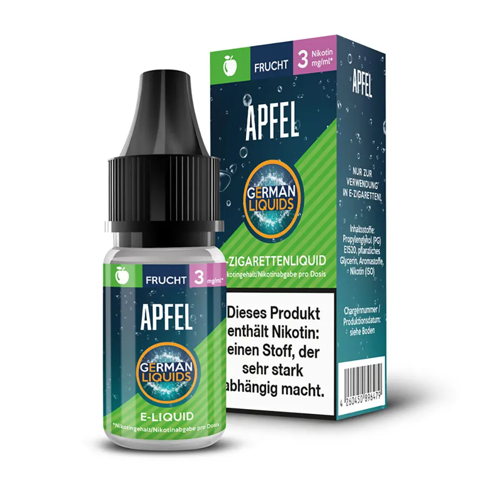 Liquid Apfel V2 3mg - German Liquids Liquid Apfel V2 3mg - German Liquids