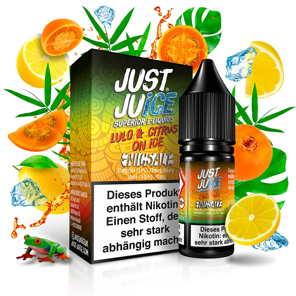 Liquid Lulo & Citrus On Ice - Just Juice Nikotinsalz Liquid Lulo & Citrus On Ice - Just Juice Nikotinsalz