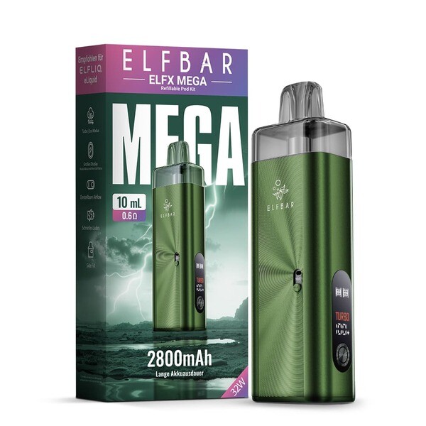 Elfbar ELFX Mega Kit Green Elfbar ELFX Mega Kit Green
