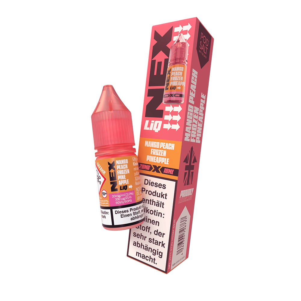 Liquid Mango Peach Frozen Pineapple - Nex Liq Nikotinsalz 20mg Liquid Mango Peach Frozen Pineapple - Nex Liq Nikotinsalz 20mg