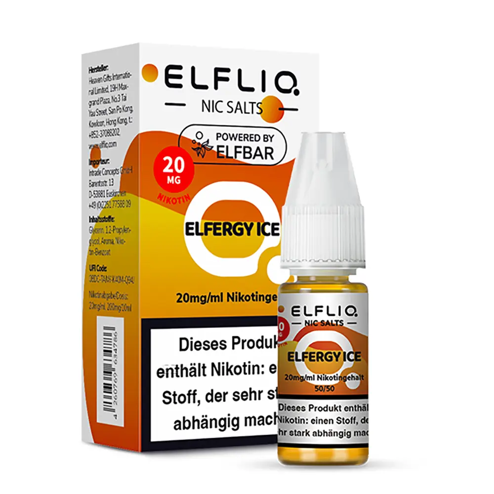 Liquid Elfstorm Ice (Elfergy Ice) - Elfliq Nikotinsalz Liquid Elfstorm Ice (Elfergy Ice) - Elfliq Nikotinsalz