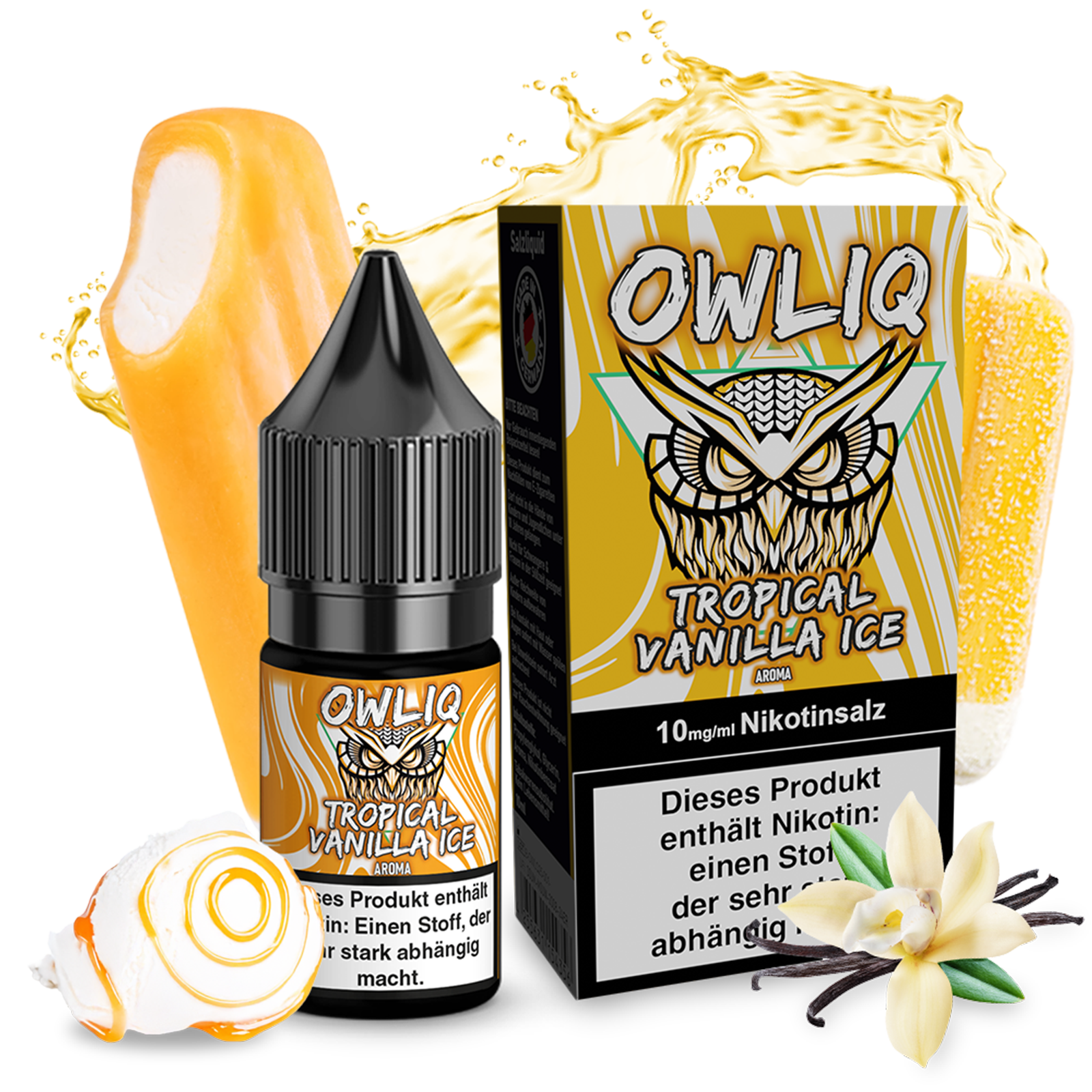 OWLIQ Nikotinsalz Tropical Vanilla Ice 10mg