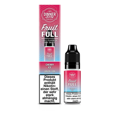 Liquid Cherry Ice - Dinner Lady Fruit Full Nikotinsalz 20mg
