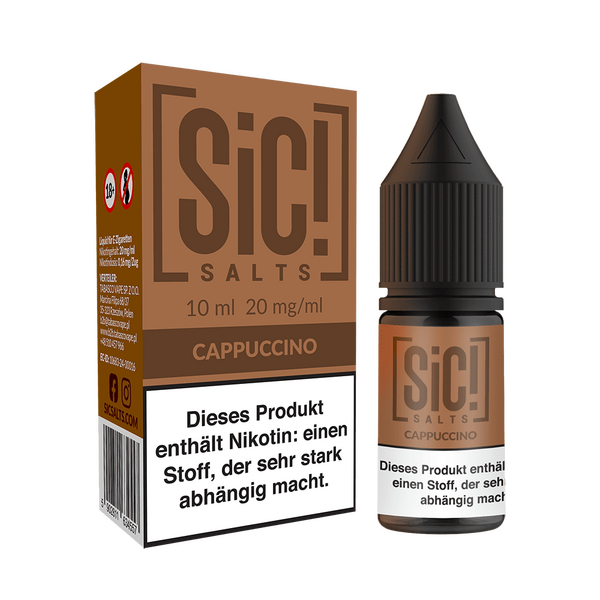 Liquid Cappuccino - SIC Nikotinsalz 20mg Liquid Cappuccino - SIC Nikotinsalz 20mg