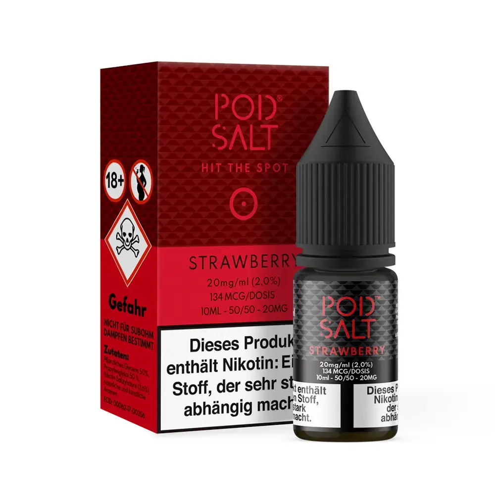 Liquid Strawberry - Pod Salt Core Nikotinsalz