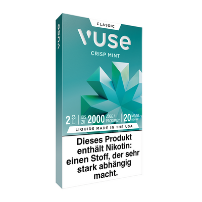 2x Vuse Pod Crisp Mint Nic Salts 20mg