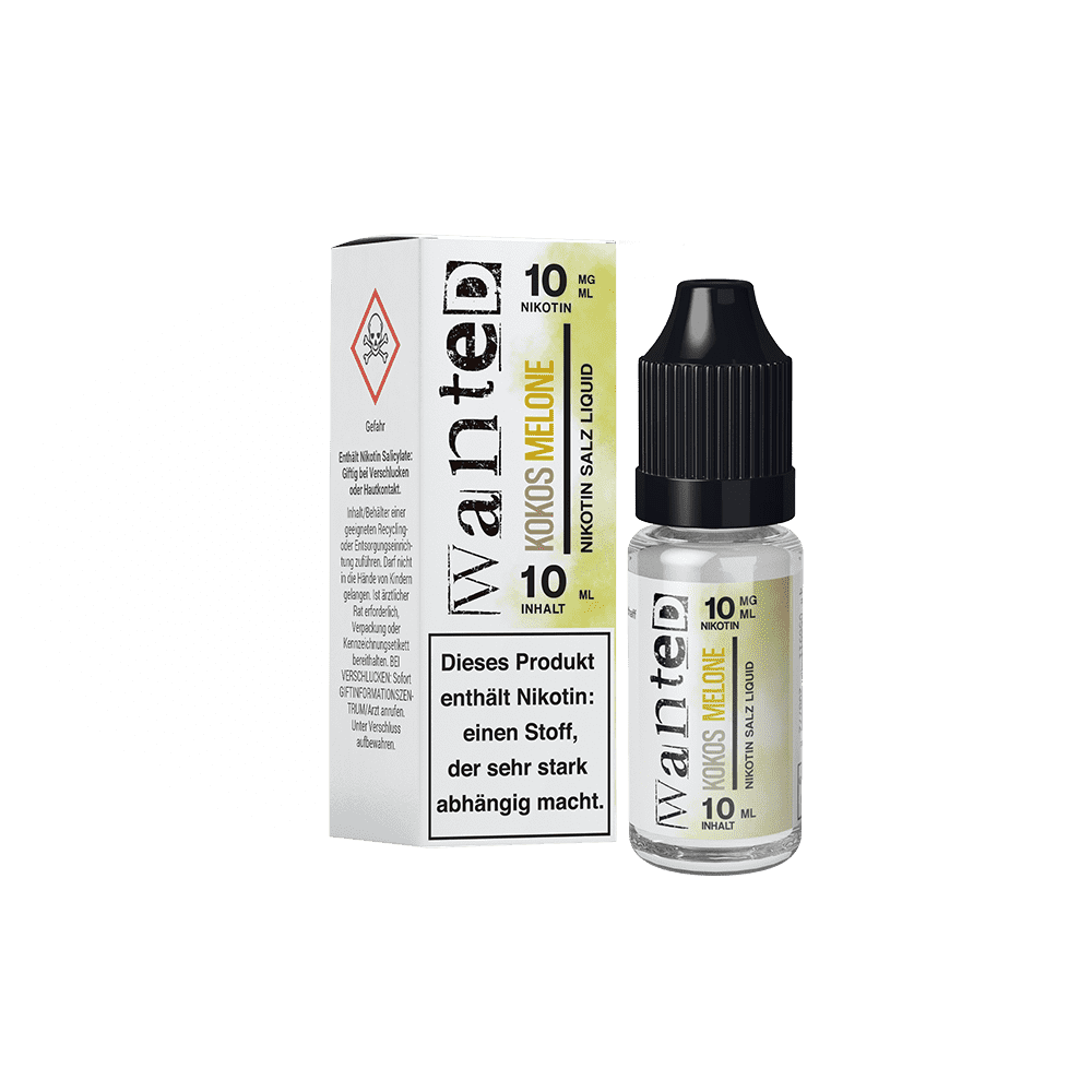 Liquid Kokos Melone - Wanted Overdosed Nikotinsalz Liquid Kokos Melone - Wanted Overdosed Nikotinsalz