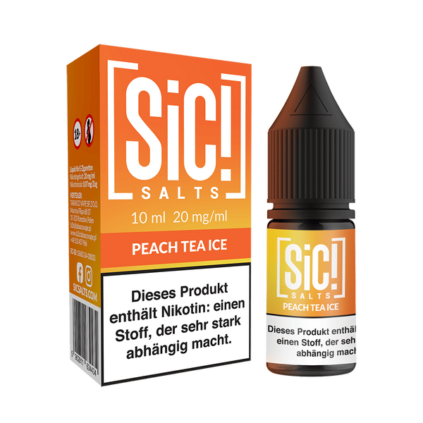 Liquid Peach Tea Ice - SIC Nikotinsalz 20mg