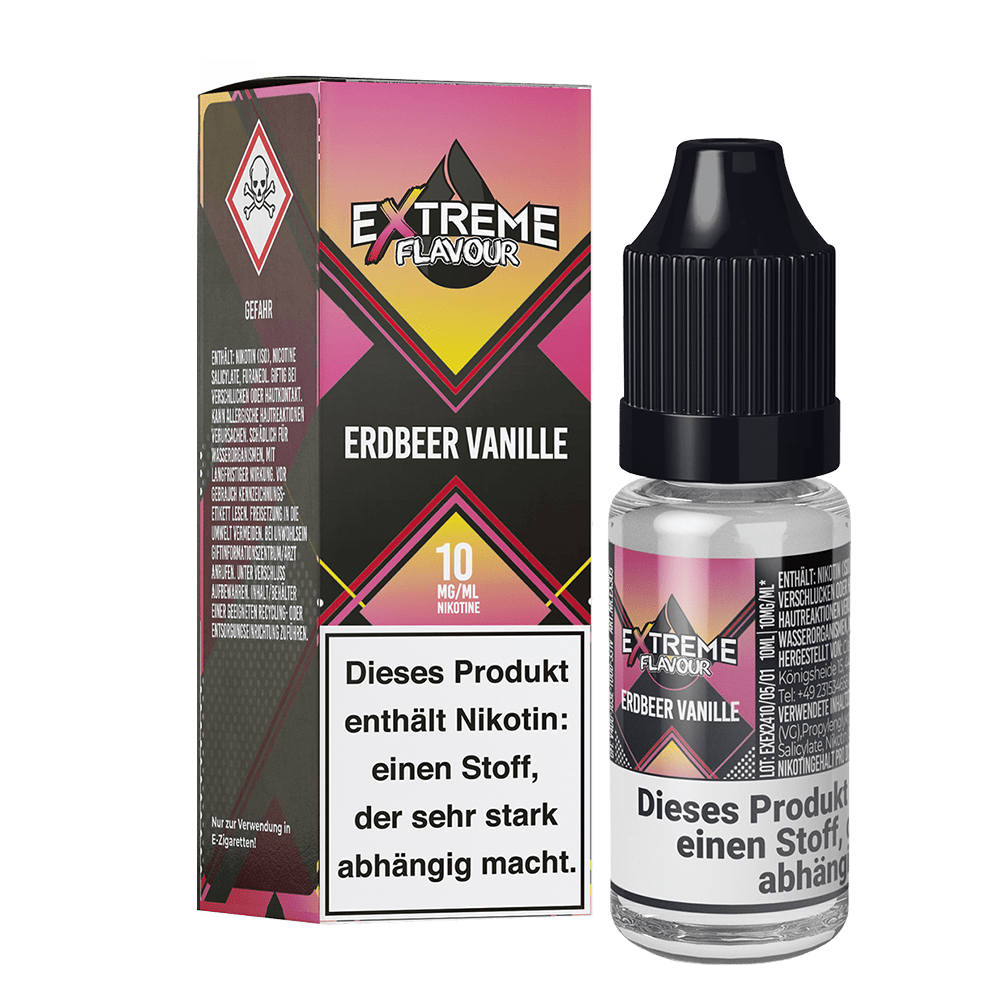 Liquid Erdbeer Vanille - Extreme Flavour Hybrid Nicsalt 10mg Liquid Erdbeer Vanille - Extreme Flavour Hybrid Nicsalt 10mg