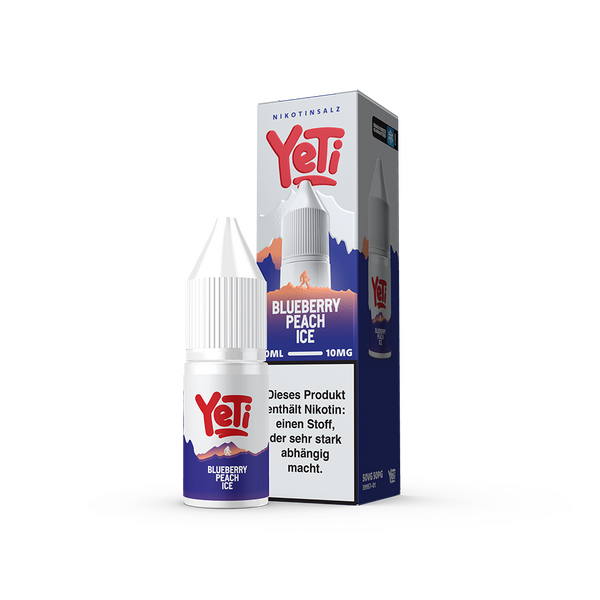 Liquid Blueberry Peach Ice - Yeti Summit Nikotinsalz 10mg
