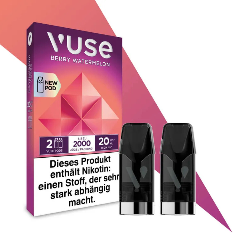 Vuse Pod Berry Watermelon Nic Salts 20mg Vuse Pod Berry Watermelon Nic Salts 20mg
