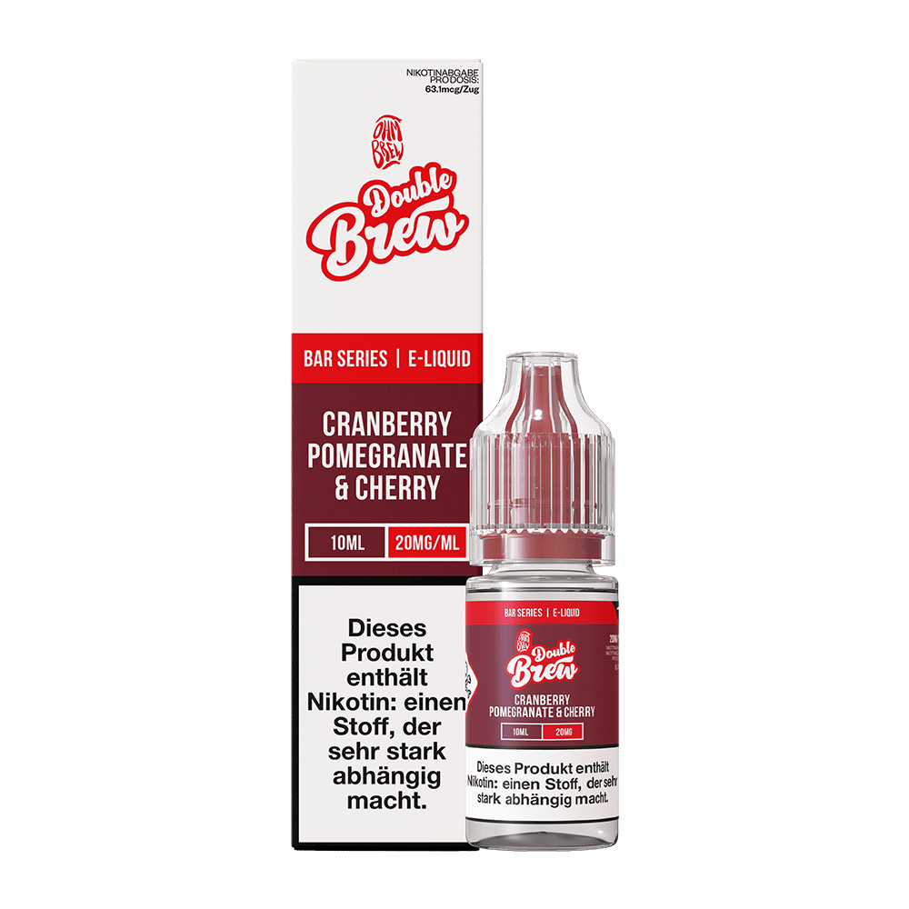 Double Brew Nikotinsalz - Cranberry Pomegranate & Cherry - 10ml Liquid 20mg  C