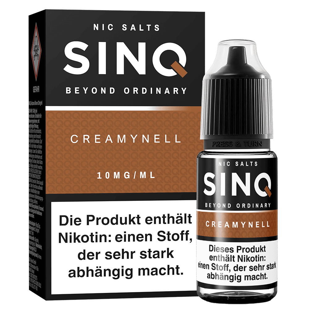 SINQ Nikotinsalz - Creamynell - 10ml Liquid 10mg  C