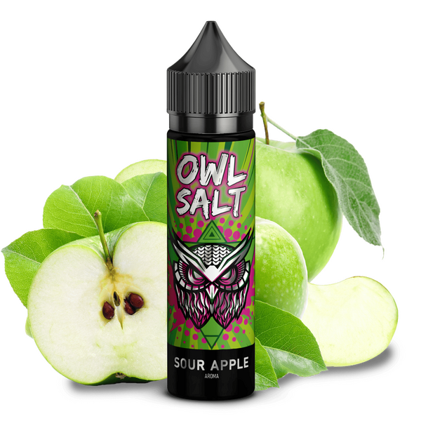 OWL Salt Aroma Longfill - Sour Apple - 10ml in 60ml Flasche  C