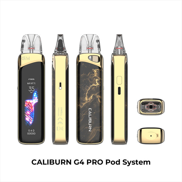 Uwell Caliburn G4 Pro Kit Desert Gold Uwell Caliburn G4 Pro Kit Desert Gold