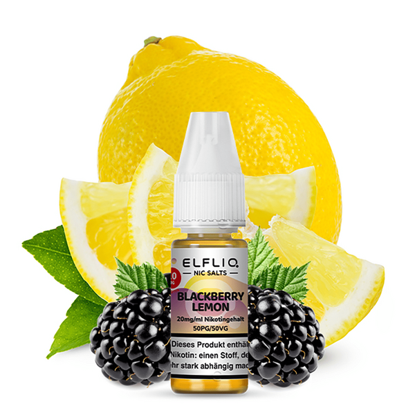 Liquid Blackberry Lemon - Elfliq Nikotinsalz Liquid Blackberry Lemon - Elfliq Nikotinsalz