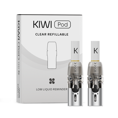 KIWI 2 - Pod inkl. Filter Tip Transparent 0,8 Ohm