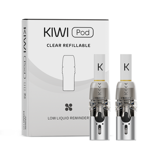 KIWI 2 - Pod inkl. Filter Tip Transparent 0,8 Ohm