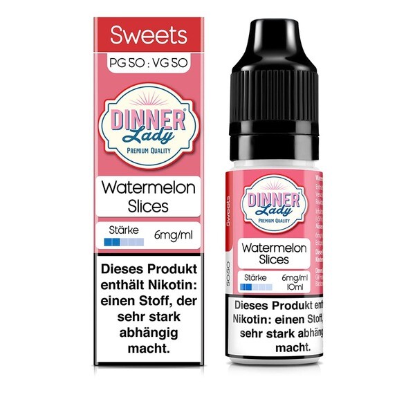 Liquid Watermelon Slices - Dinner Lady 6mg Liquid Watermelon Slices - Dinner Lady 6mg